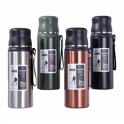 Tšepe e sa tswakwego Double Wall Vacuum Flask